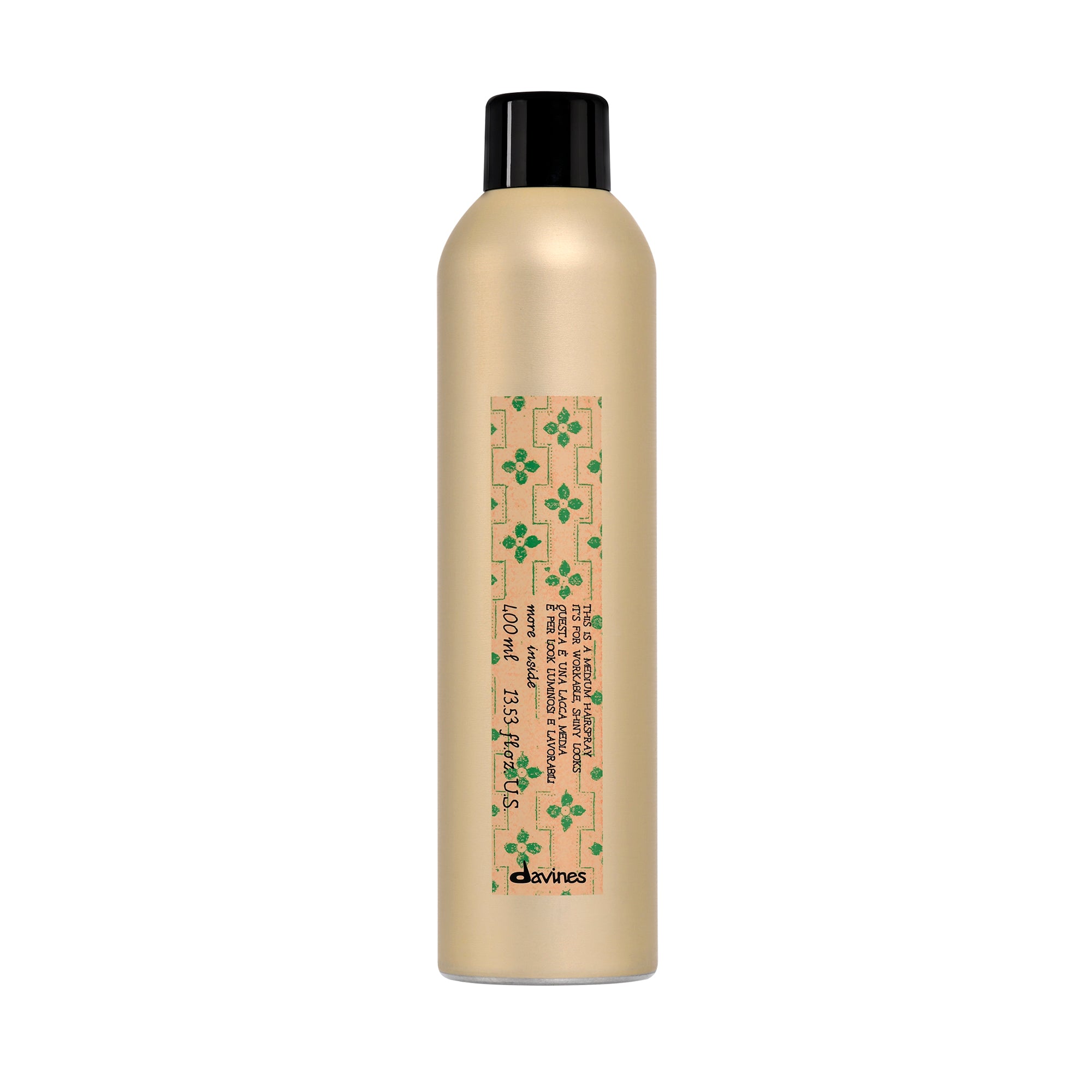 MEDIUM HAIRSPRAY |Vidējas noturības laka elastīgam, glancētam matu veidojumam
