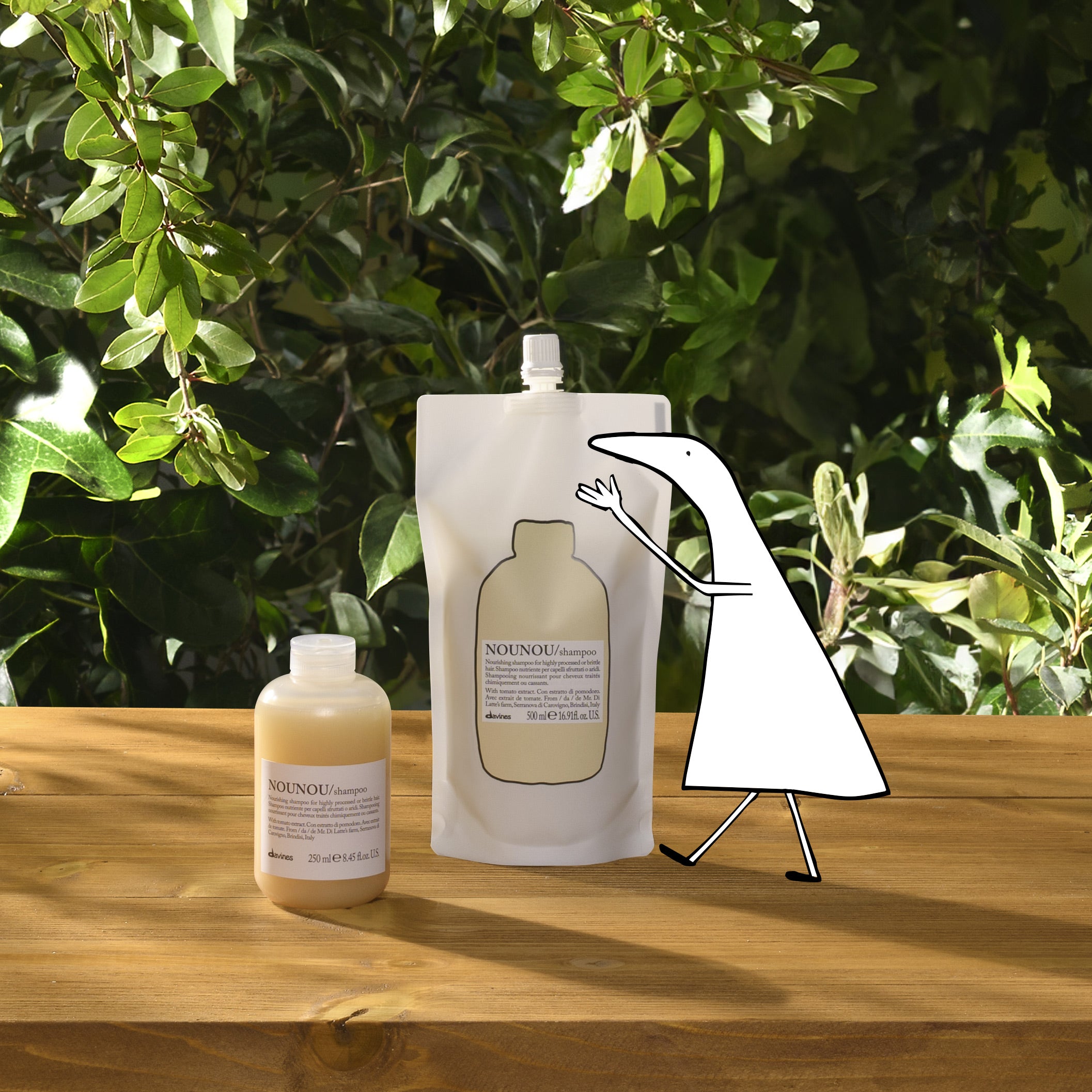 NOUNOU BAROJOŠAIS ŠAMPŪNS BOJĀTIEM UN TRAUSLIEM MATIEM