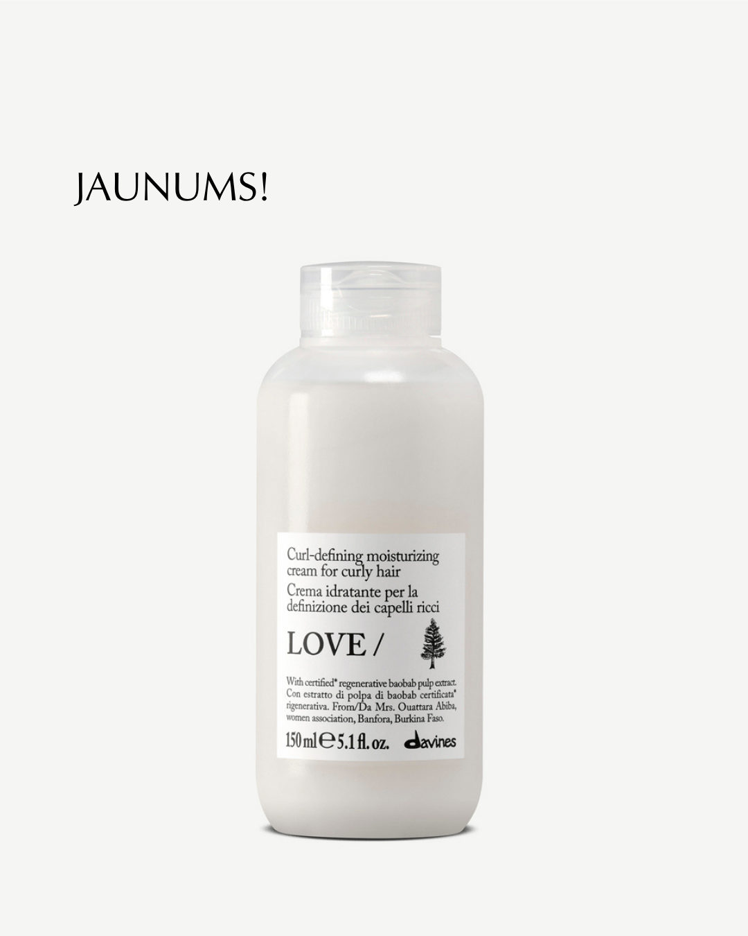 LOVE CURL/ mitrinošs krēms JAUNUMS!