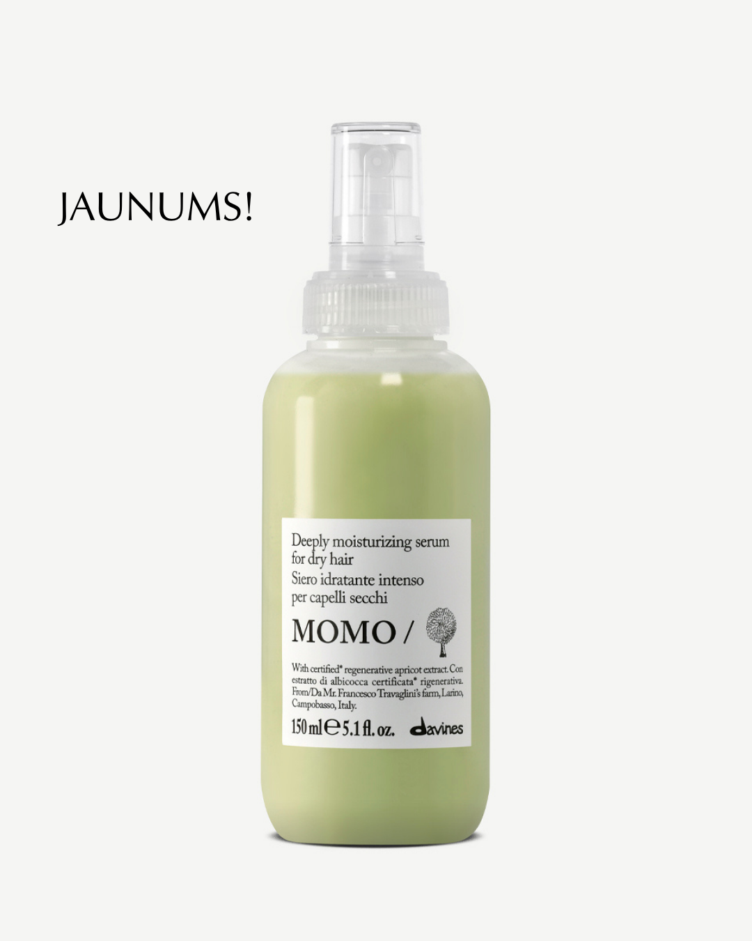 MOMO/ Neskalojamais mitrinošs serums JAUNUMS!